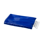 Raspador de hielo con guante protector y acolchado interior color azul