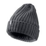 Gorro de punto acanalado elástico y flexible Elevate Life color gris topo