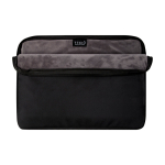 Funda para portátil de poliéster reciclado y forro interior 15,6” color negro tercera vista