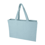 Bolsa tote de playa con acabado soft y compartimento grande color azul pastel