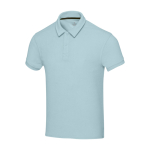 Polo unisex de rizo con tacto ultra suave 230 g/m2 Elevate NXT color azul pastel