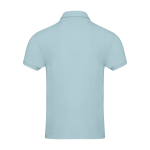 Polo unisex de rizo con tacto ultra suave 230 g/m2 Elevate NXT color azul pastel segunda vista trasera