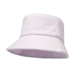 Sombrero de rizo reciclado extrasuave y colores soft 230 g/m2 color lila