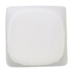 Antiestrés de espuma PU en forma de dado para personalizar color blanco primera vista