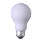 Antiestrés en forma de bombilla de luz para personalizar color blanco primera vista