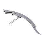 Set de vino en estuche cuadrado con accesorios de acero inoxidable color negro