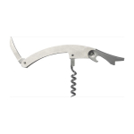 Set de vino en estuche circular con 4 accesorios de acero inoxidable color negro primera vista