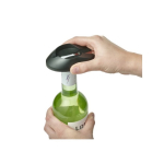 Abrebotellas eléctrico con acabado mate con cortacápsulas color negro