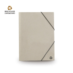 Carpeta ecológica de cartón reciclado con cierre elástico