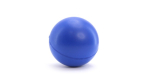 Pelota antiestrés de PU brillante en varios colores para personalizar color azul quinta vista