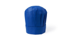 Set de delantal y gorro de cocina de non-woven para niños color azul sexta vista