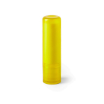Bálsamo labial con SPF15 en estuche de colores translucidos color amarillo primera vista
