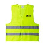 Chaleco reflectante de alta visibilidad homologado para adultos vista principal