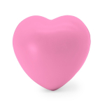 Antiestrés en forma de corazón de varios colores para personalizar color rosa primera vista