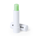 Bálsamo labial de aloe vera con estuche blanco para personalizar vista principal