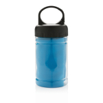 Toalla de microfibra con protección solar hecha para refrescar color azul segunda vista