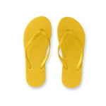 Chanclas disponibles en una gran variedad de colores color amarillo primera vista