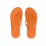 Chanclas disponibles en una gran variedad de colores color naranja primera vista