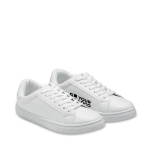 Zapatillas ligeras de cuero sintético con suela de goma vista de impresión