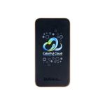 Power bank con carga dual USB-C y USB-A Duracell 10.000mAh color negro