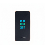 Power bank con carga dual USB-C y USB-A Duracell 10.000mAh vista de impresión