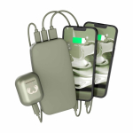Power bank de carga rápida 20W Fresh 'n Rebel 18.000mAh color verde suave