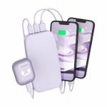 Power bank de carga rápida 20W Fresh 'n Rebel 18.000mAh color lila