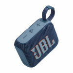 Altavoz JBL Go 4 colorido y pequeño con una potencia de 4.2W color azul vista principal