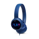 Auriculares de diadema plegables con cable JBL Wave Flex 2 color azul