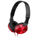 Auriculares compactos personalizables con cable Sony MDR-ZX310 color rojo