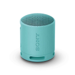 Altavoz inalámbrico Sony SRS-XB100 resistente al agua y al polvo color azul vista ángulo frontal derecho