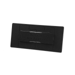 Identificador magnético reutilizable para eventos y congresos color negro