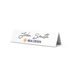 Placa identificativa para escritorio de pizarra fabricada en UE
