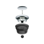 Decantador de cristal con filtro integrado y cierre práctico WMF 1L color negro