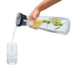 Decantador de cristal con filtro integrado y cierre práctico WMF 1L color negro