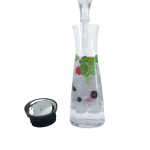 Decantador de cristal con filtro integrado y cierre práctico WMF 1L color negro