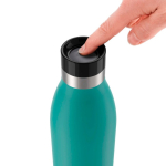 Termo de acero inoxidable antigoteo Tefal Bludrop Basic 700ml color verde