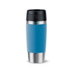 Vaso térmico de acero inox hermética Tefal Travel Classic Twist 360ml color azul