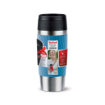 Vaso térmico de acero inox hermética Tefal Travel Classic Twist 360ml color azul