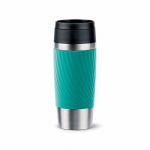 Vaso térmico de acero inox hermética Tefal Travel Classic Twist 360ml color verde