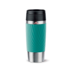 Vaso térmico de acero inox hermética Tefal Travel Classic Twist 360ml color verde