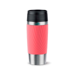 Vaso térmico de acero inox hermética Tefal Travel Classic Twist 360ml color coral
