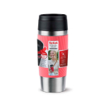 Vaso térmico de acero inox hermética Tefal Travel Classic Twist 360ml color coral