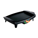 Plancha grill antiadherente con control de temperatura 5 niveles Tefal color negro