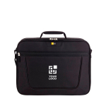 Maletín para portátil de poliéster acolchado Case Logic® 17.3'' vista de impresión