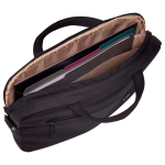 Maletín para portátil reciclado con bolsillo oculto Case Logic® 14” color negro