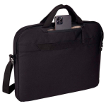 Maletín para portátil reciclado con bolsillo oculto Case Logic® 14” color negro
