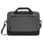 Maletín para portátil de RPET con bolsillo frontal Targus 15,6” color gris