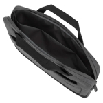 Maletín para portátil de RPET con bolsillo frontal Targus 15,6” color gris