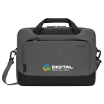 Maletín para portátil de RPET con bolsillo frontal Targus 15,6” color gris